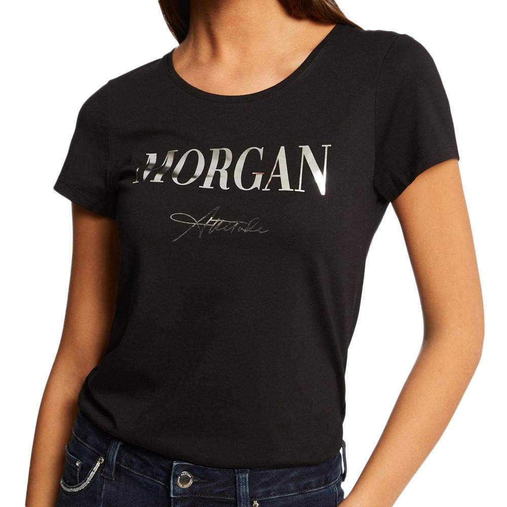 T-shirt Noir Femme Morgan Datti pas cher