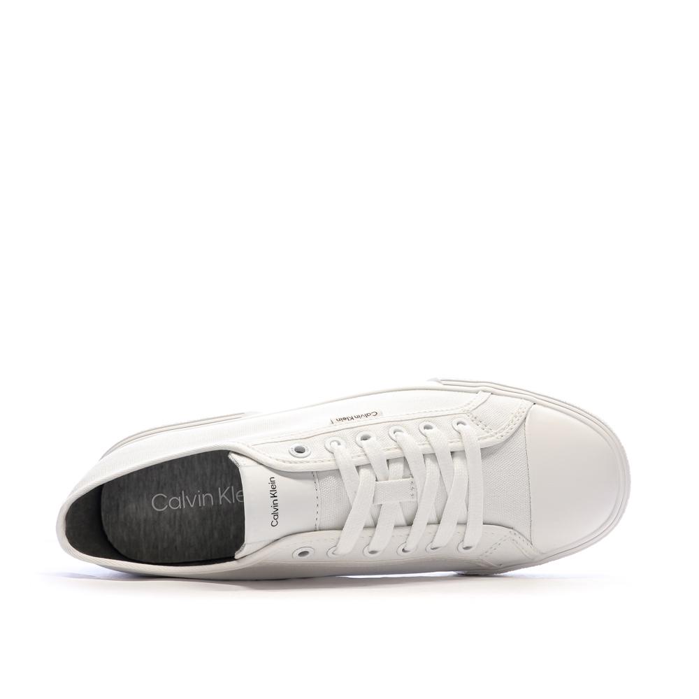 Baskets Blanches Homme Calvin Klein Jeans Laceup vue 4