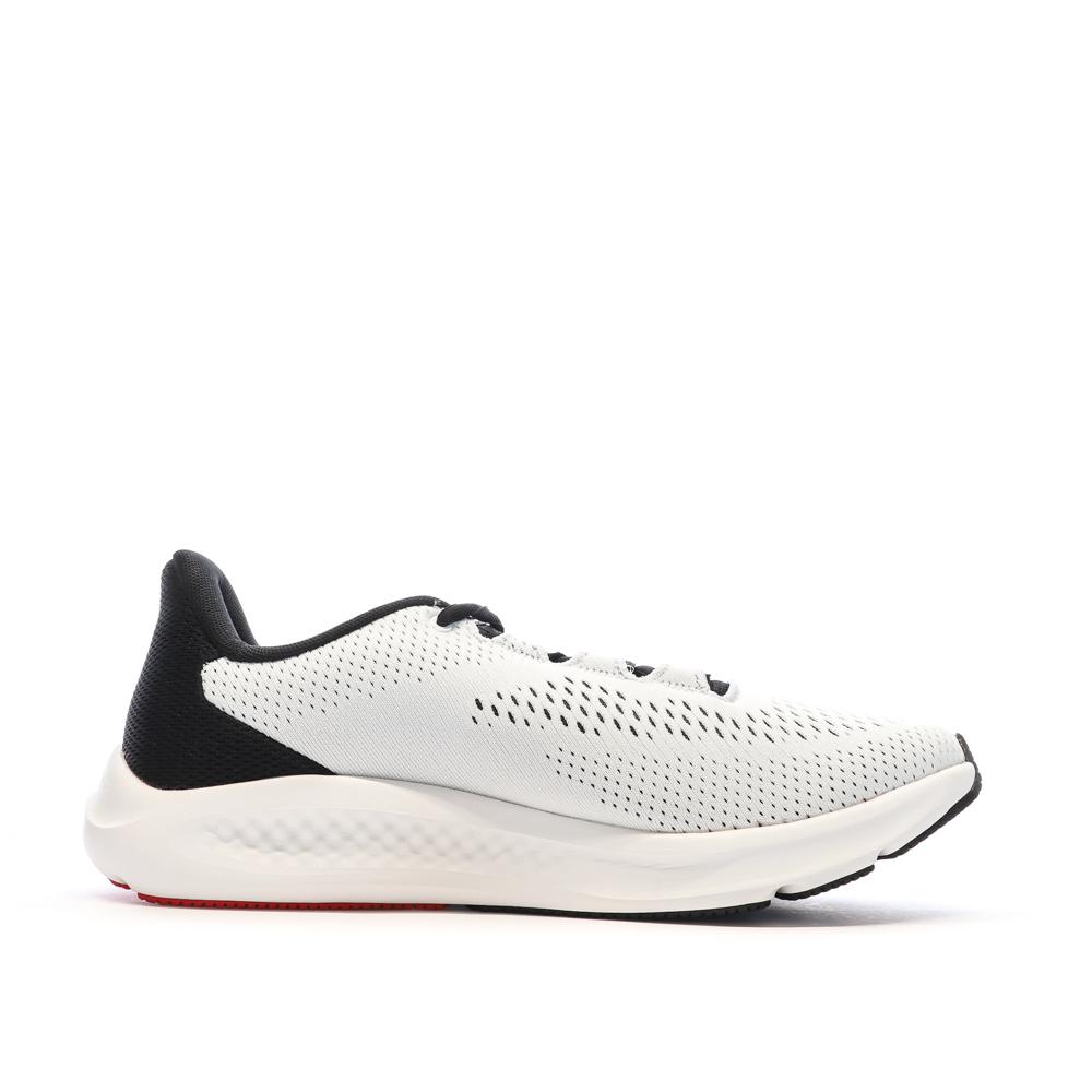 Chaussures de running Blanc/Noir/Rouge Homme Under Pursuit vue 2