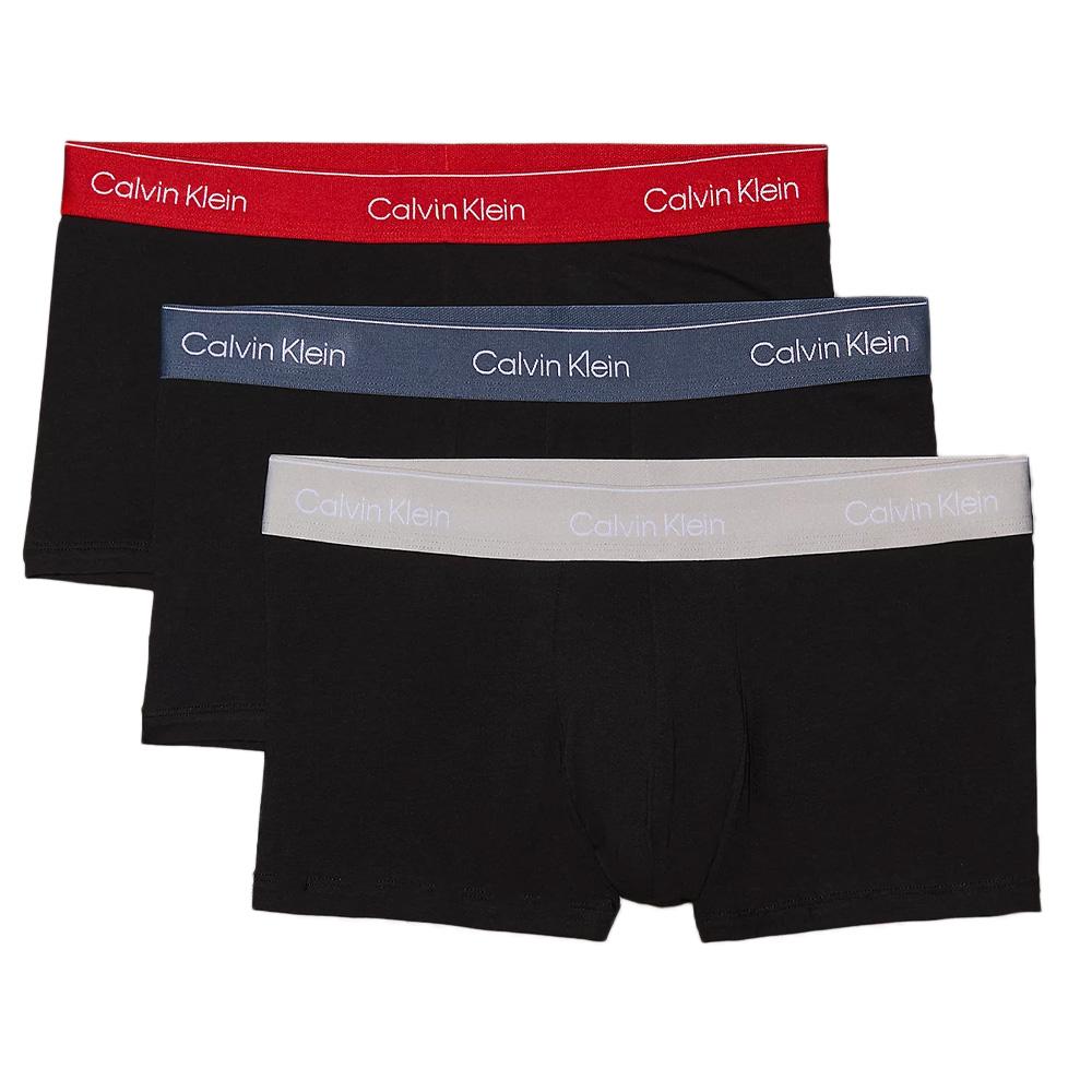 Lot de 3 Boxers Noir Homme Calvin Klein Jeans Low Rise pas cher