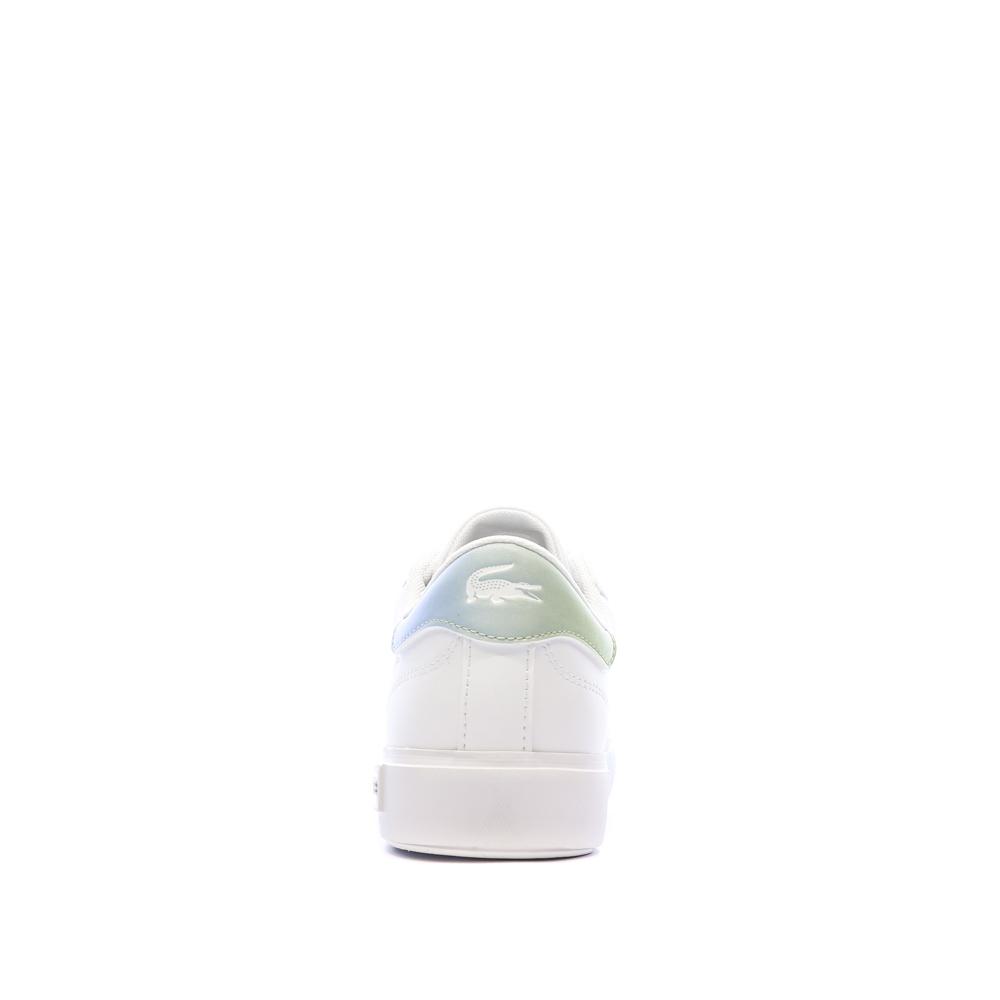 Baskets Blanches/Bleu Ado Lacoste Powercourt vue 3