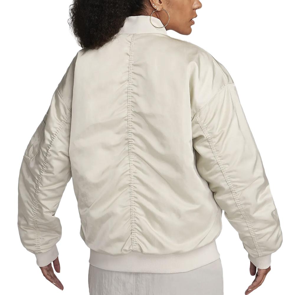 Bomber Écru Femme Nike DV7876 vue 2