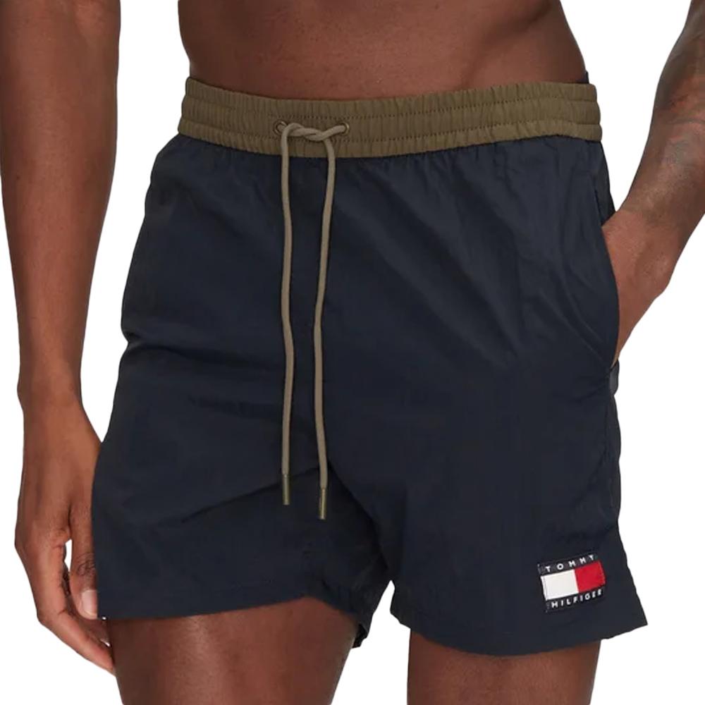 Short de Bain Marine Homme Tommy Hilfiger Drawstring 455 pas cher