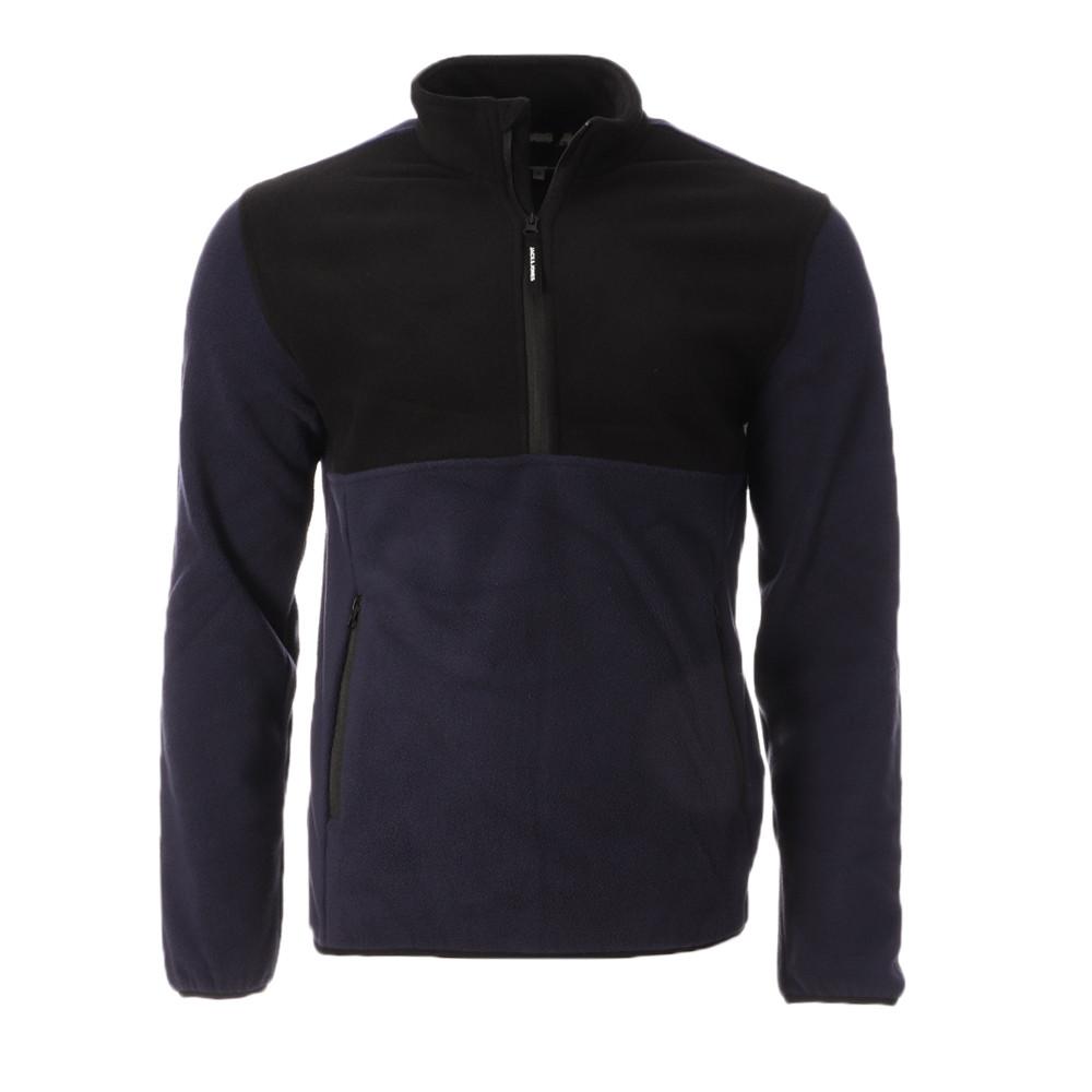 Polaire Marine Homme Jack & Jones Fleece Collar pas cher