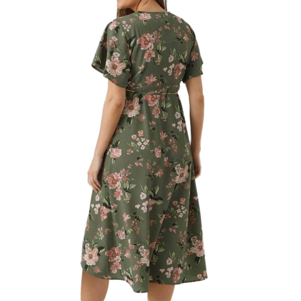 Robe de Grossesse Kaki Femme Vero Moda Maternity 20019203 vue 2