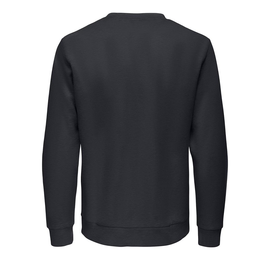 Sweat Marine Foncé Homme Only & Sons Chase vue 2