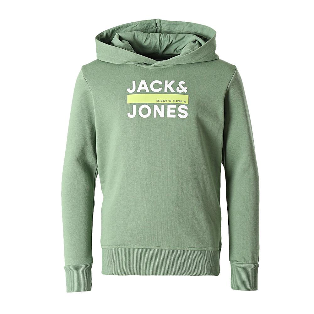 Sweat à capuche Vert Garçon Jack & Jones Codan pas cher