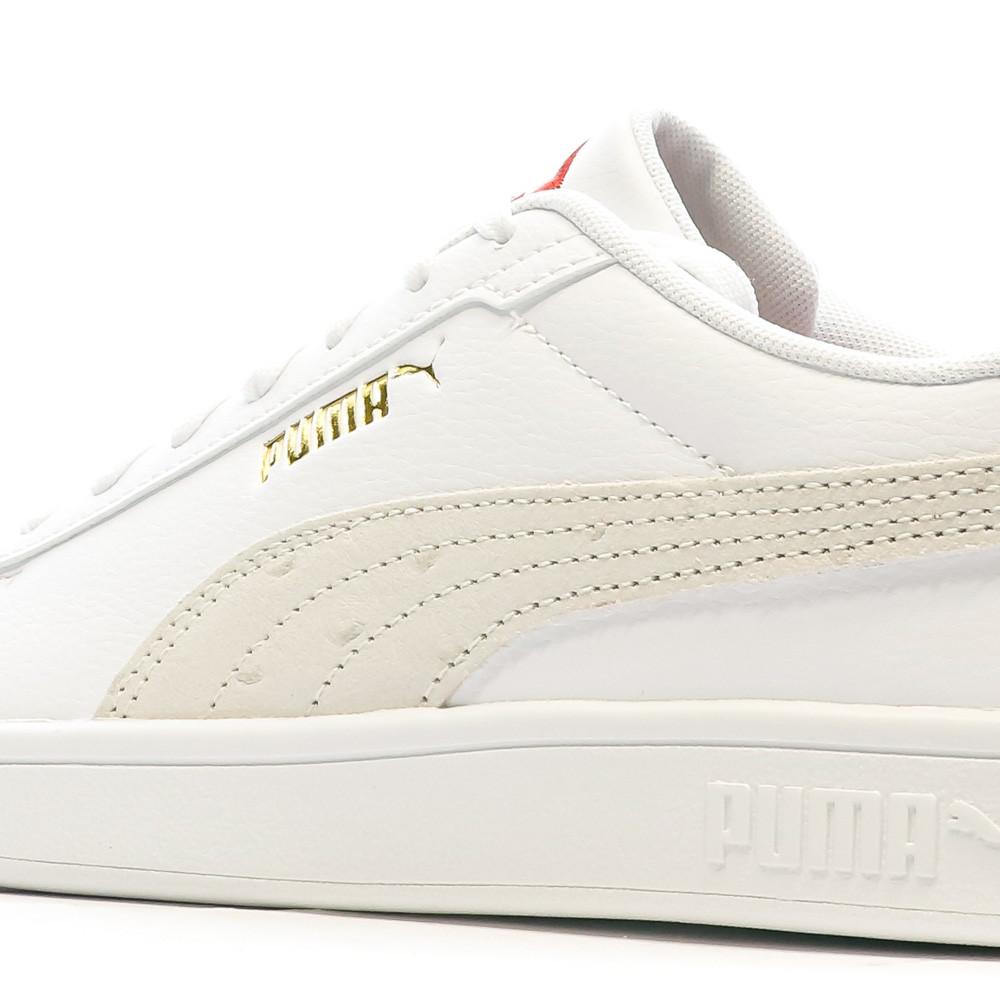 Baskets Blanches/Beiges Homme Puma Smash 3.0 vue 7