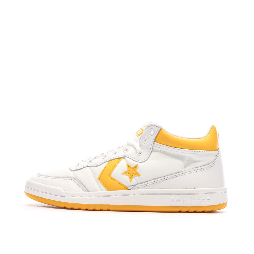 Baskets Blanches/Orange Homme Converse Fastbreak pas cher