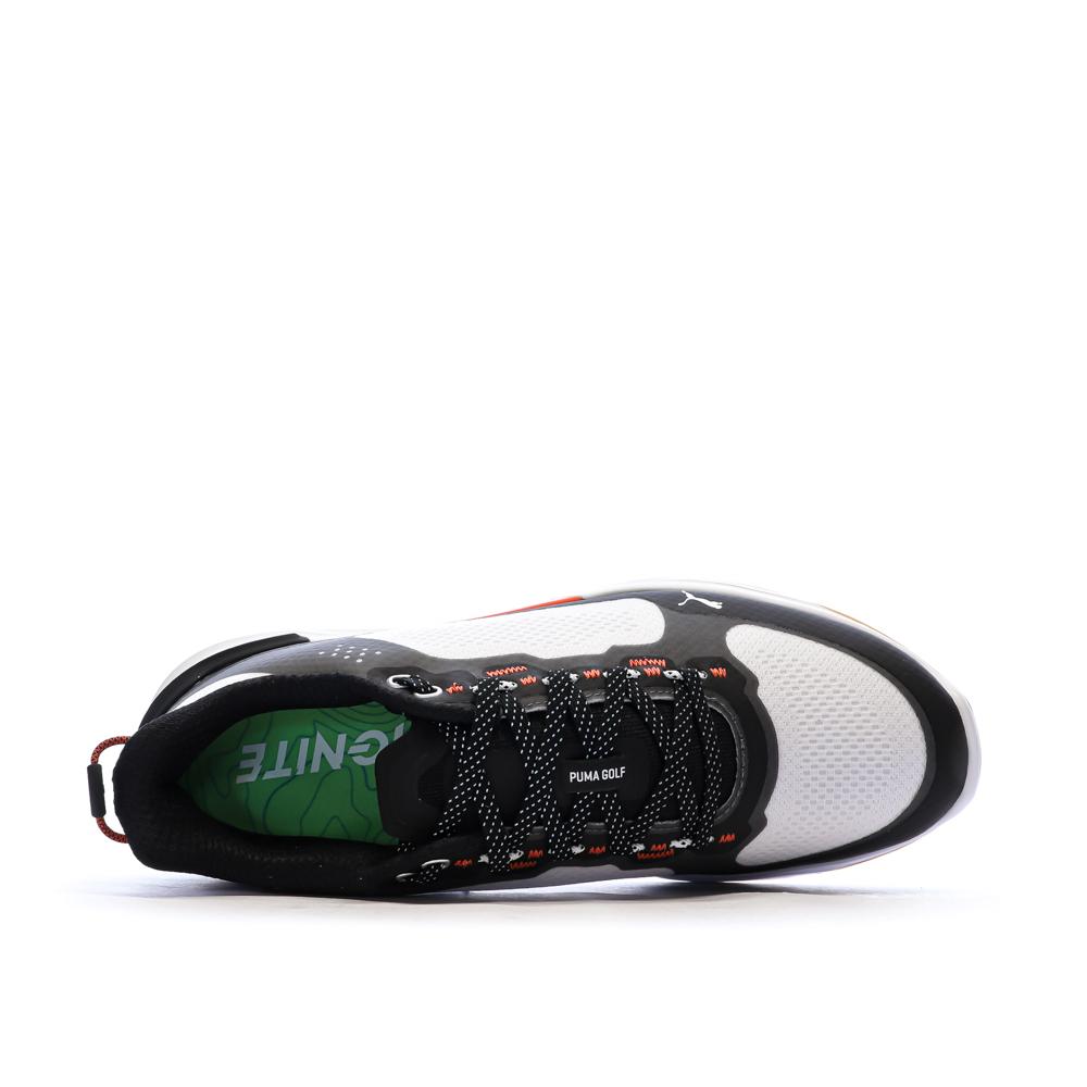 Zapatillas de golf Puma Ignite Blanco/Gris, Hombre ver 4
