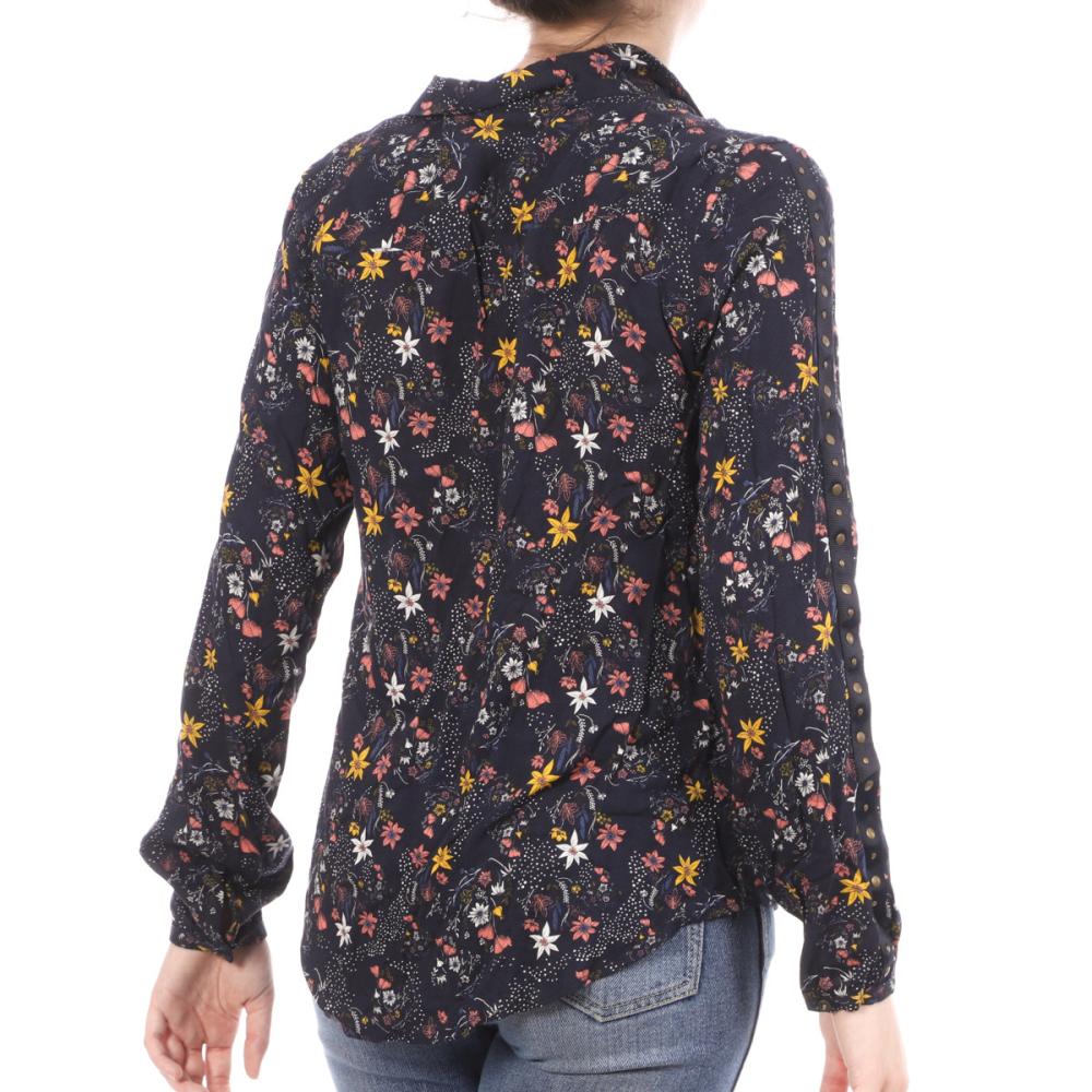 Chemise Marine à Motifs Teddy Smith C-clelia vue 2