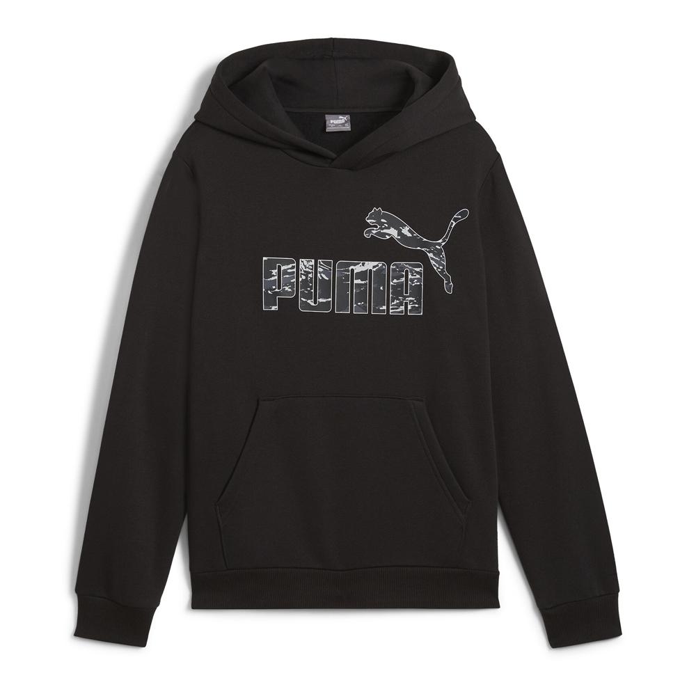 Sweat Capuche Gris Garçon Puma Ess+ Camo pas cher