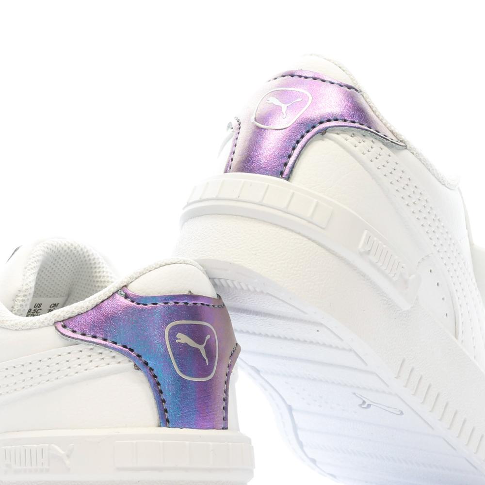 Baskets Blanches/Violette Fille Puma Jada Biolumines vue 7