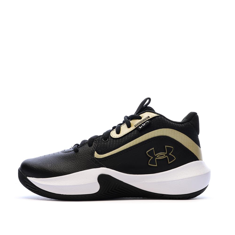 Zapatillas deportivas negras para niño Under Armour Lockdown barato