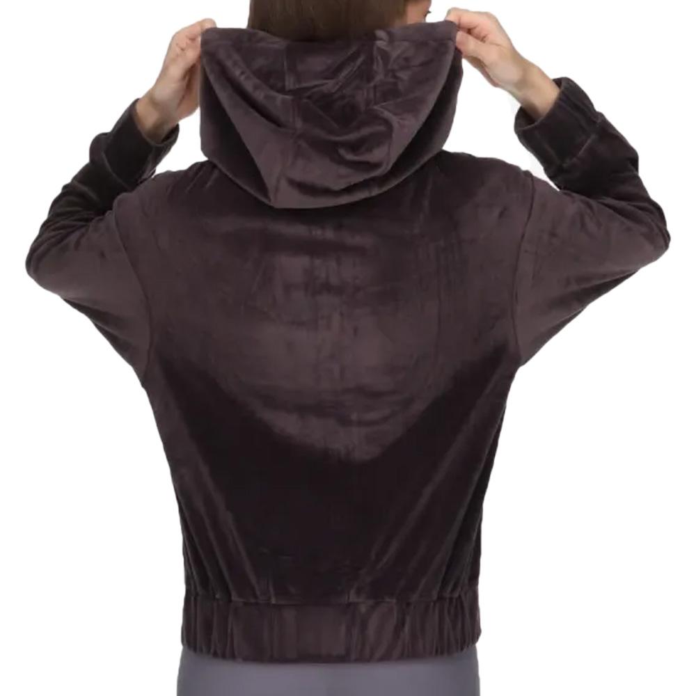 Veste en velours Marron Femme Soul Studio Hoody vue 2