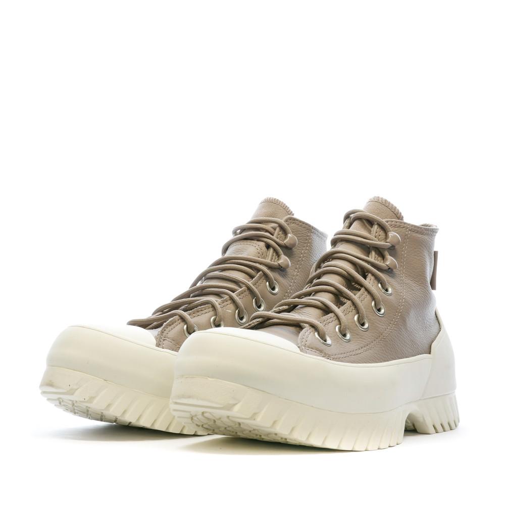 Baskets Taupe Femme Converse Winter vue 6