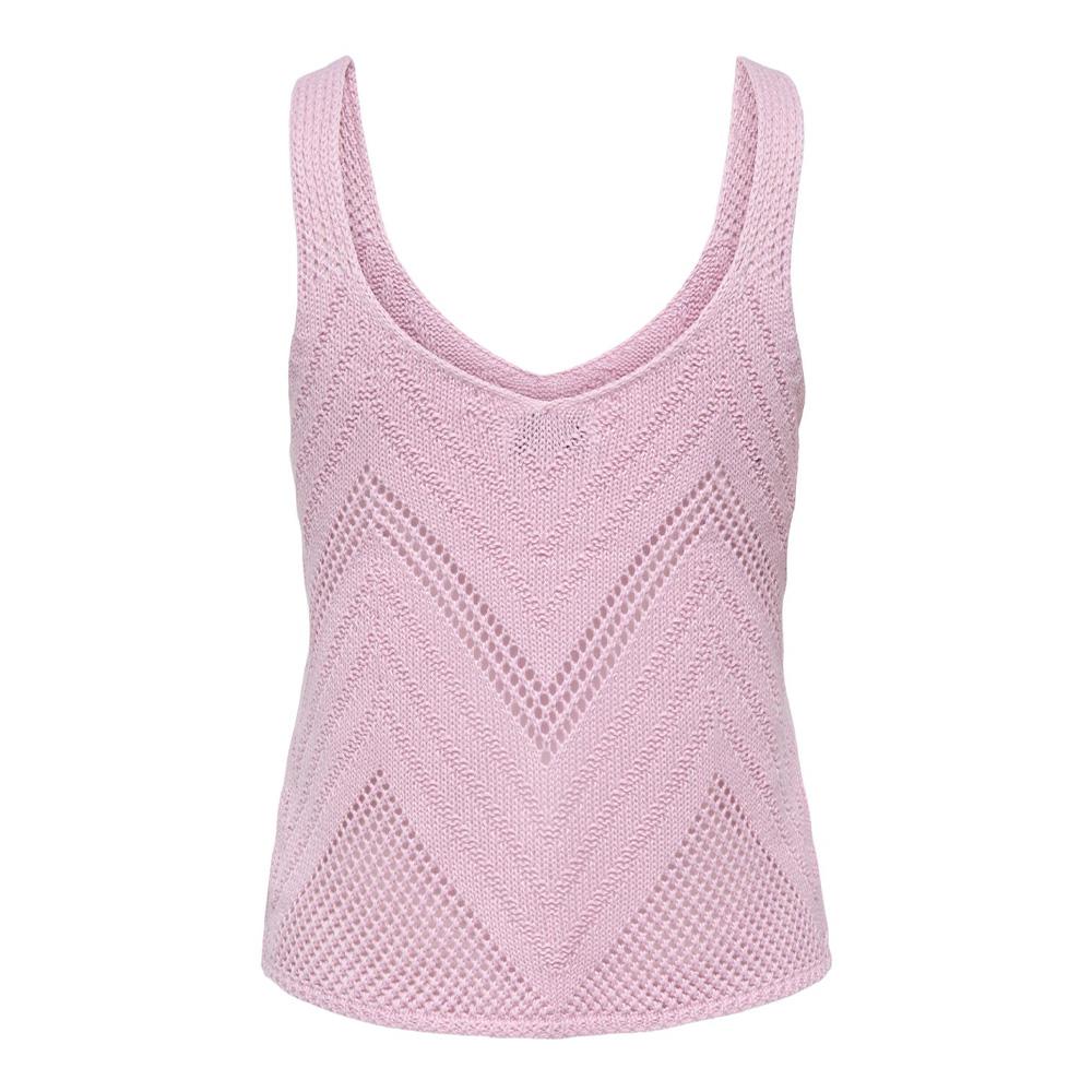 Top Crochet Rose Clair Femme Jdy 15226348 vue 2