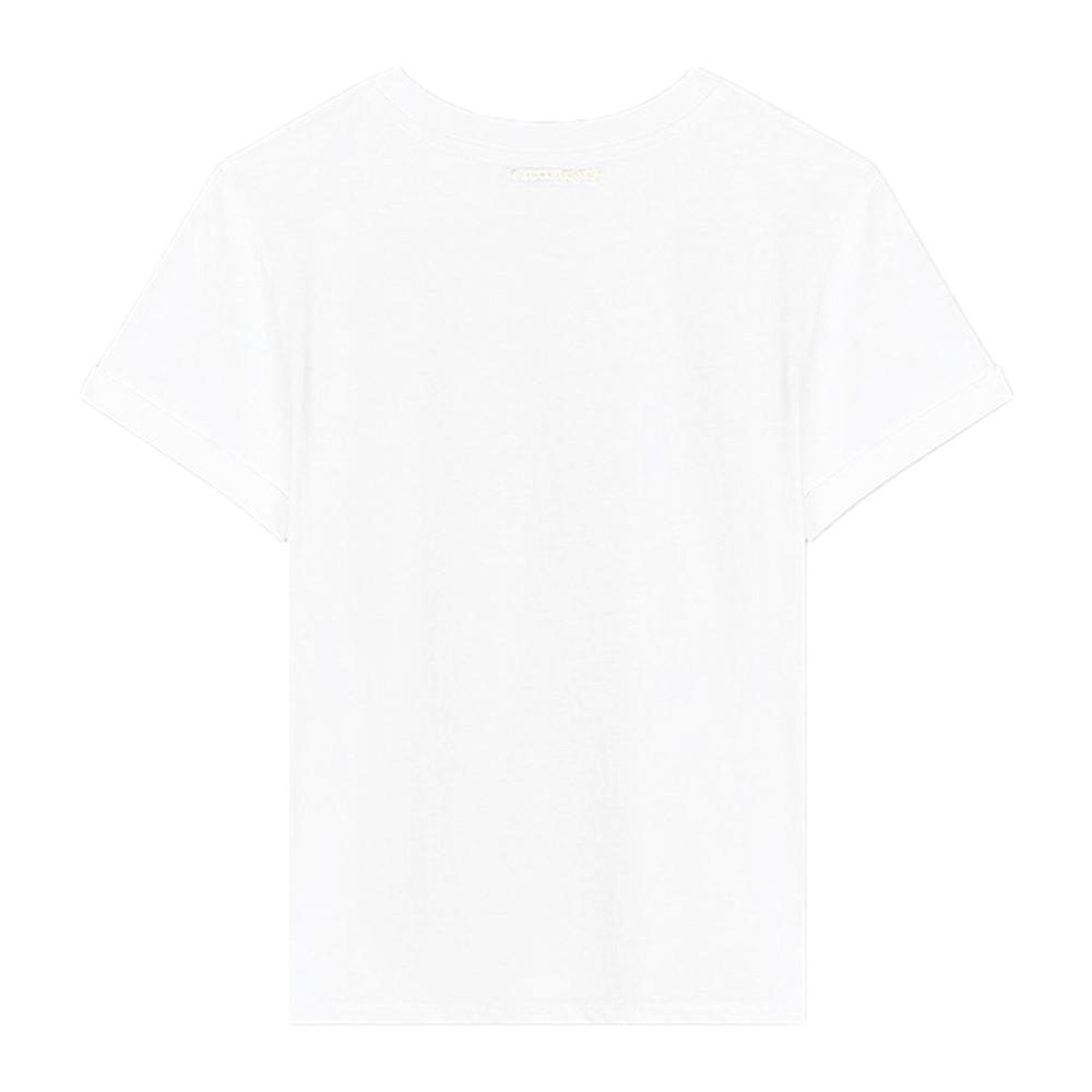 T-shirt Blanc Femme Teddy Smith Texta vue 2