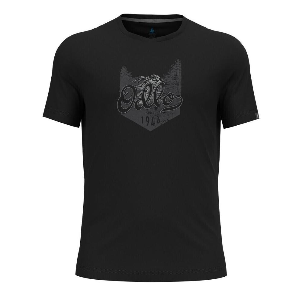 T-shirt Noir Homme Odlo Nikko pas cher