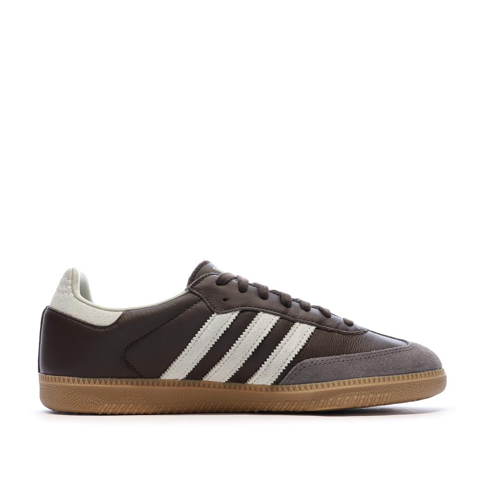 Samba Baskets Marron Homme Adidas vue 2
