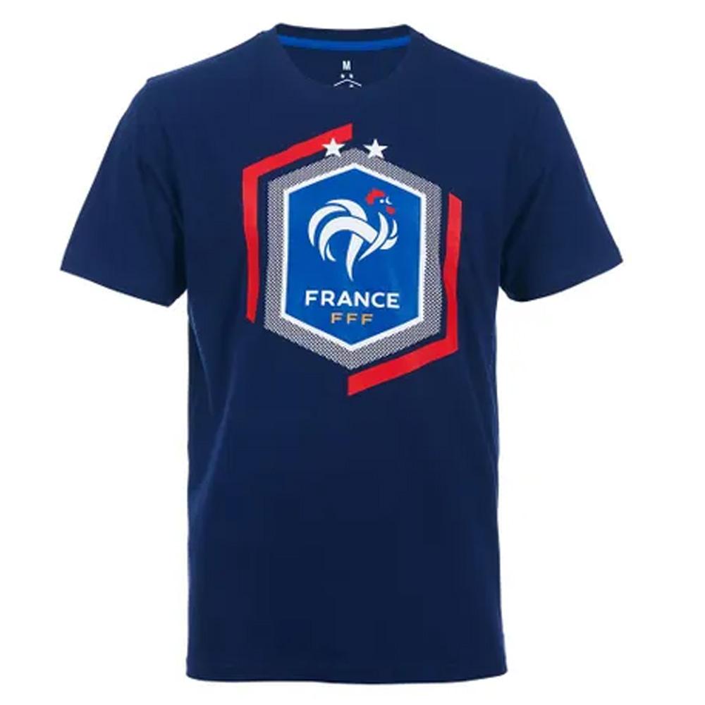 Herren-T-Shirt in Marineblau – FFF Frankreich günstig