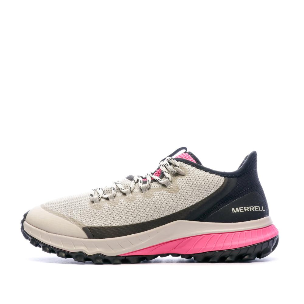 Chaussures de randonnée Gris/Rose Femme Merrell Bravada pas cher