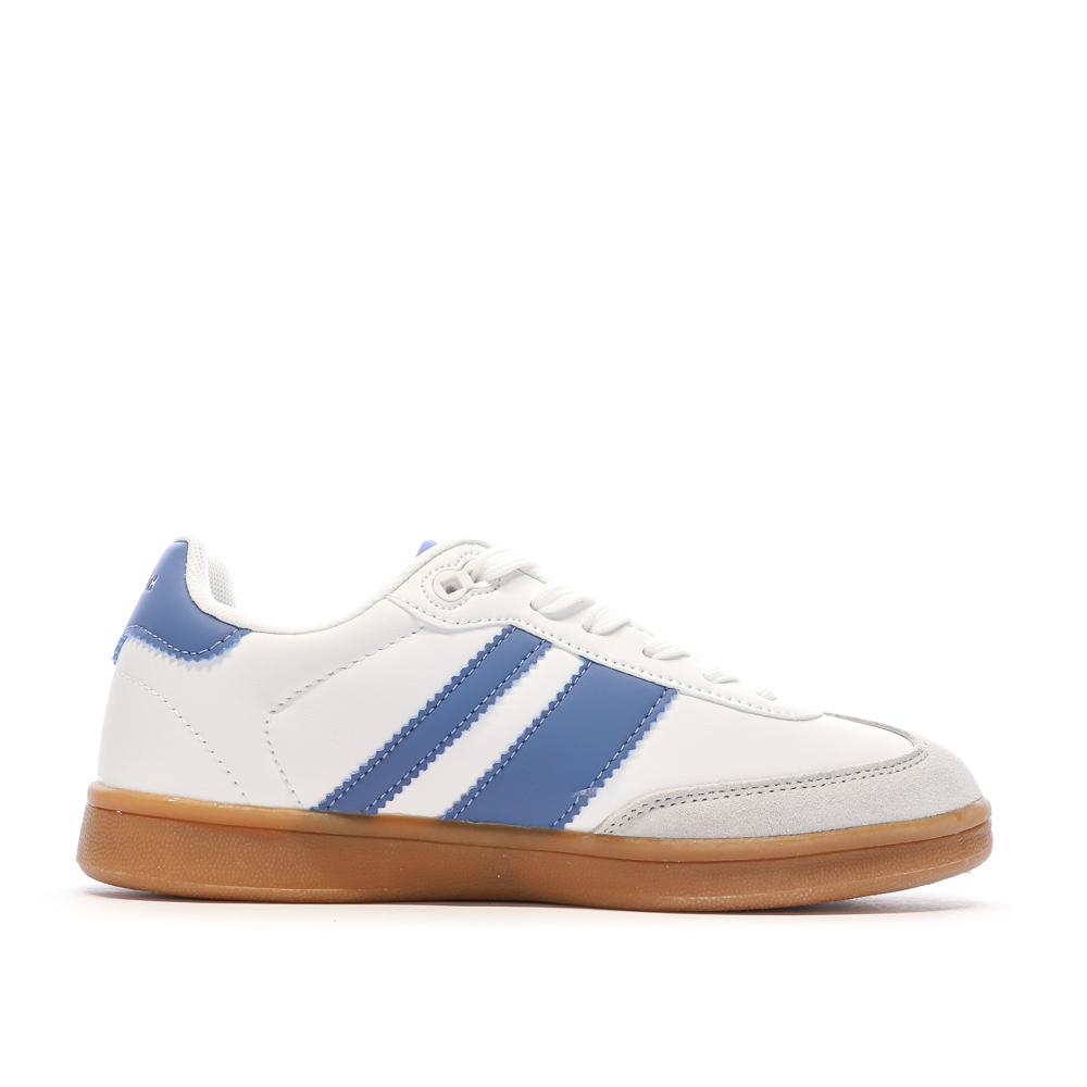 Baskets Blanches/Bleu Femme Teddy Smith 120131 vue 2
