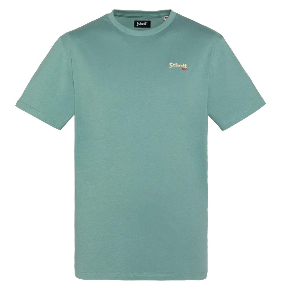 T-shirt Vert Homme Schott EMBE pas cher