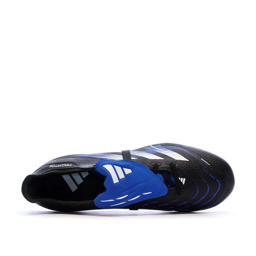 Chaussures de Foot Noir/Bleu Homme Adidas Predator League FT FG/MG JB vue 4