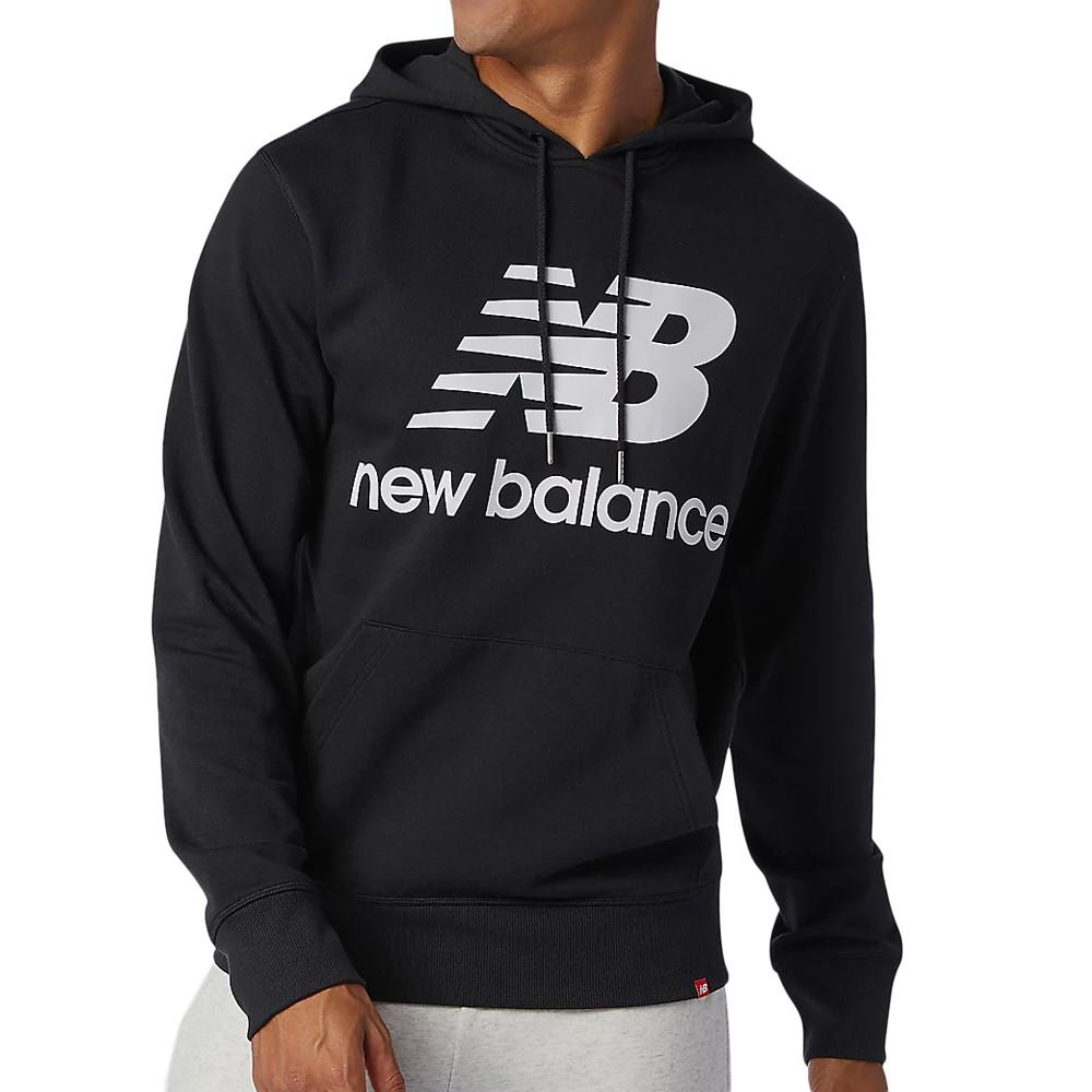 Sweat À Capuche Noir Homme New Balance Essential pas cher