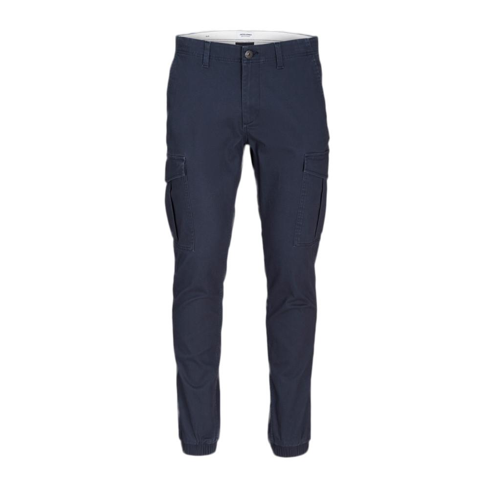 Pantalon Cargo Marine Homme Jack & JonesCuffed pas cher