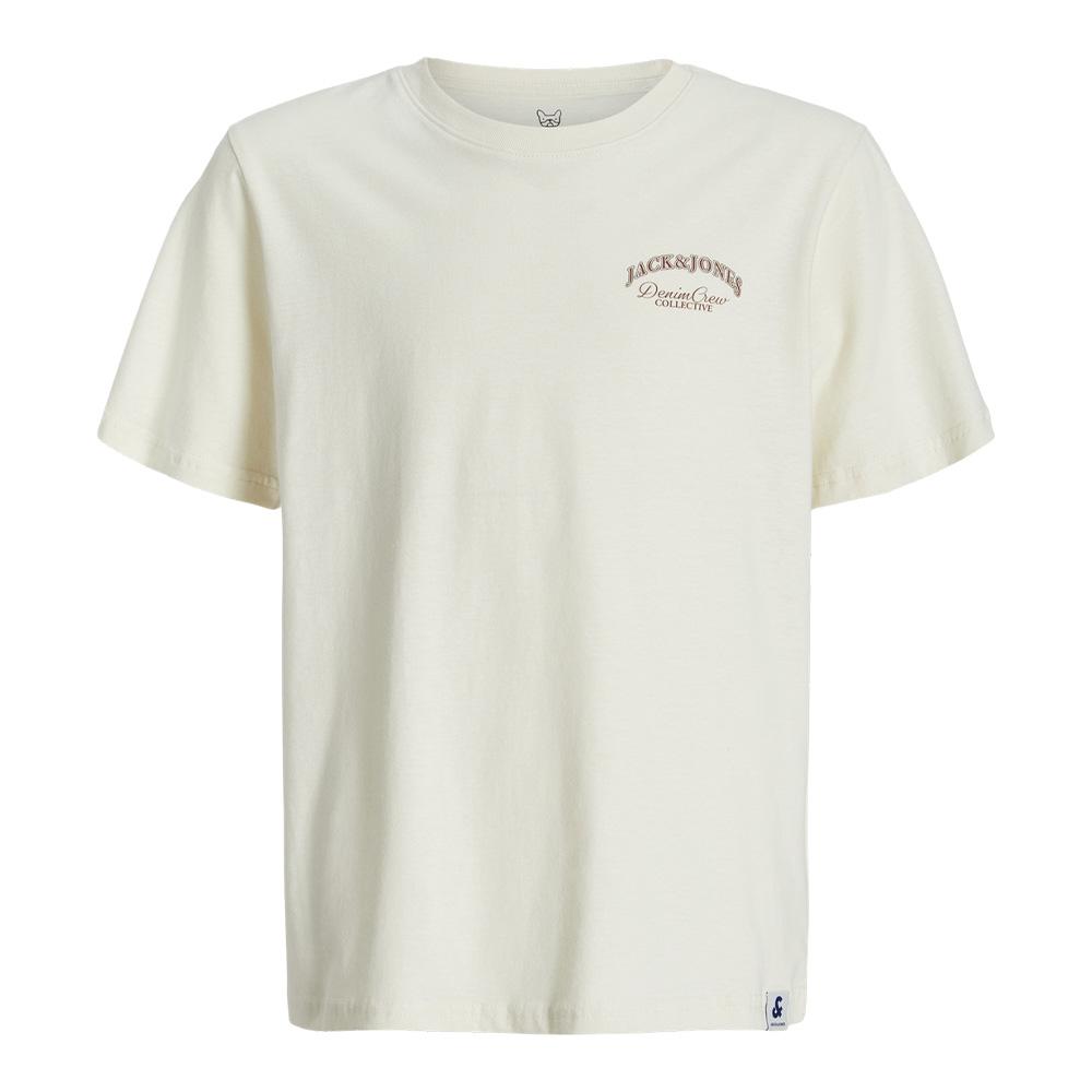 T-Shirt Écru Garçon Jack & Jones brandes Back pas cher