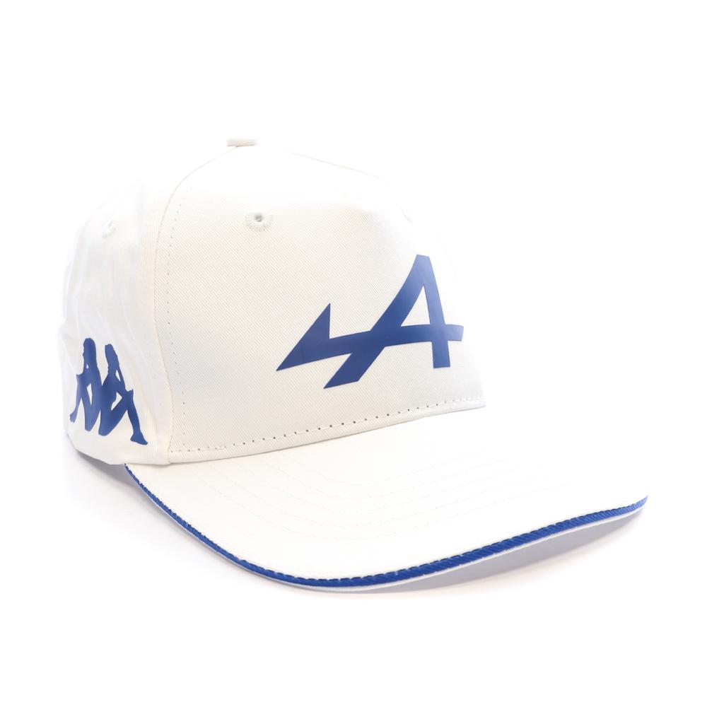 Casquette Blanche/Bleu Homme Kappa Adoflat vue 2