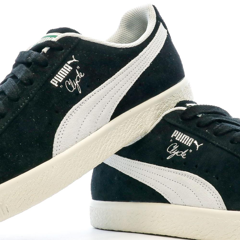 Baskets Noires Homme Puma Clyde Teasel vue 7