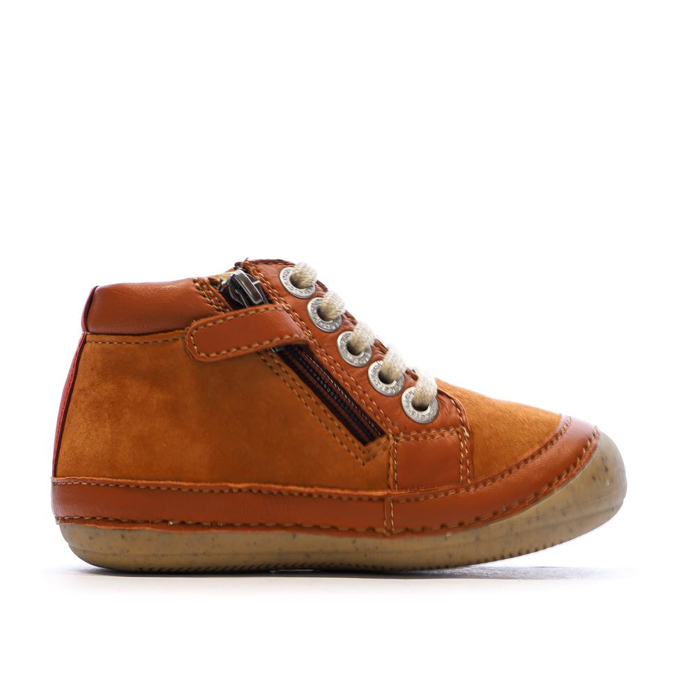 Baskets Camel Garçon Kickers Sonistreet vue 2