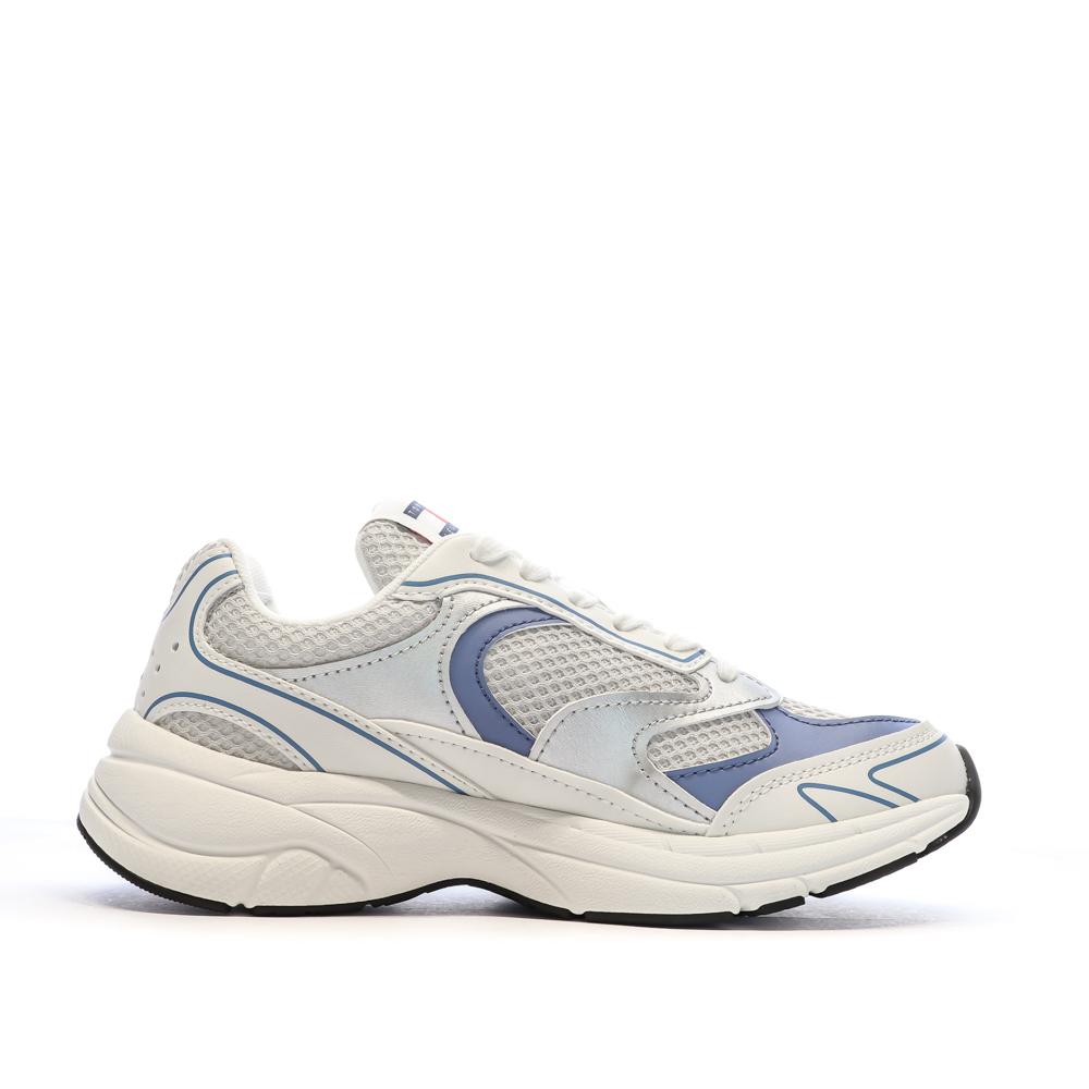 Baskets Blanches/Bleues/Grises Femme Tommy Hilfiger The Coney Metal vue 2