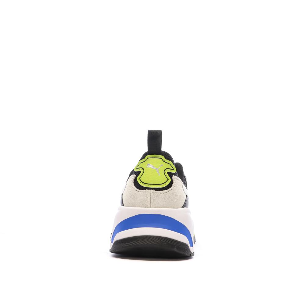 Baskets Noire/Blanches/Verte Homme Puma Trinity vue 3