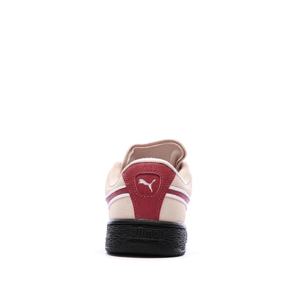 Baskets Rose Femme Puma Suede Xl Sk8 vue 3