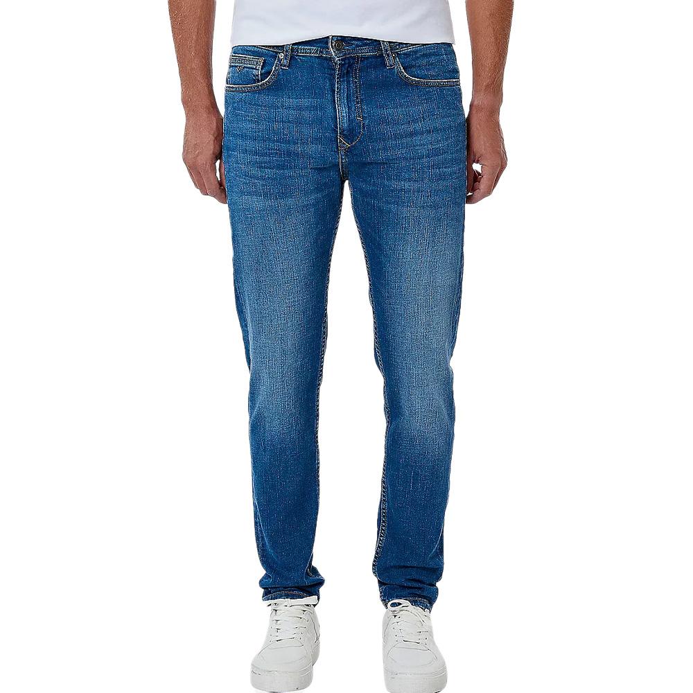 Jean Slim Bleu Délavé Homme Kaporal NINOX pas cher