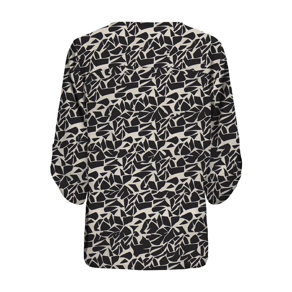Blouse Beige/Noir Femme JDY DIVYA vue 2