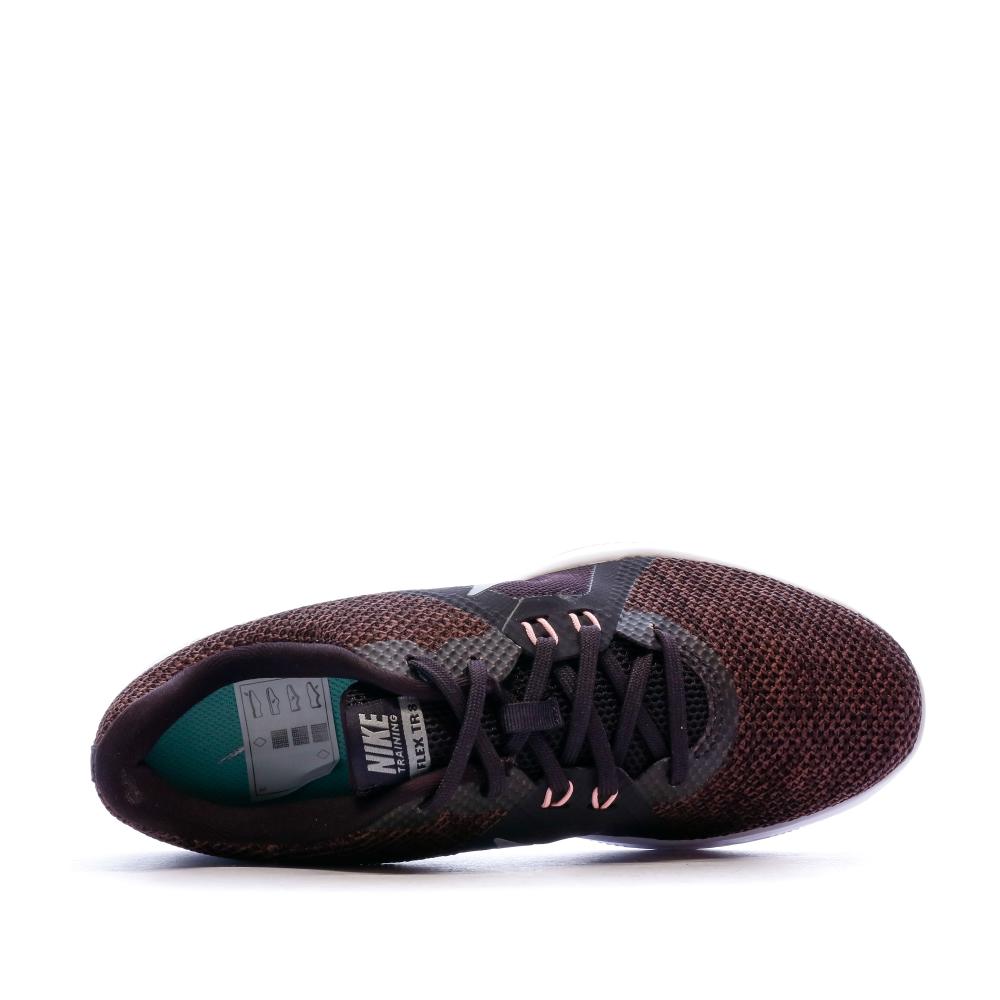 Baskets Bordeaux Femme Nike Flex trainer 8