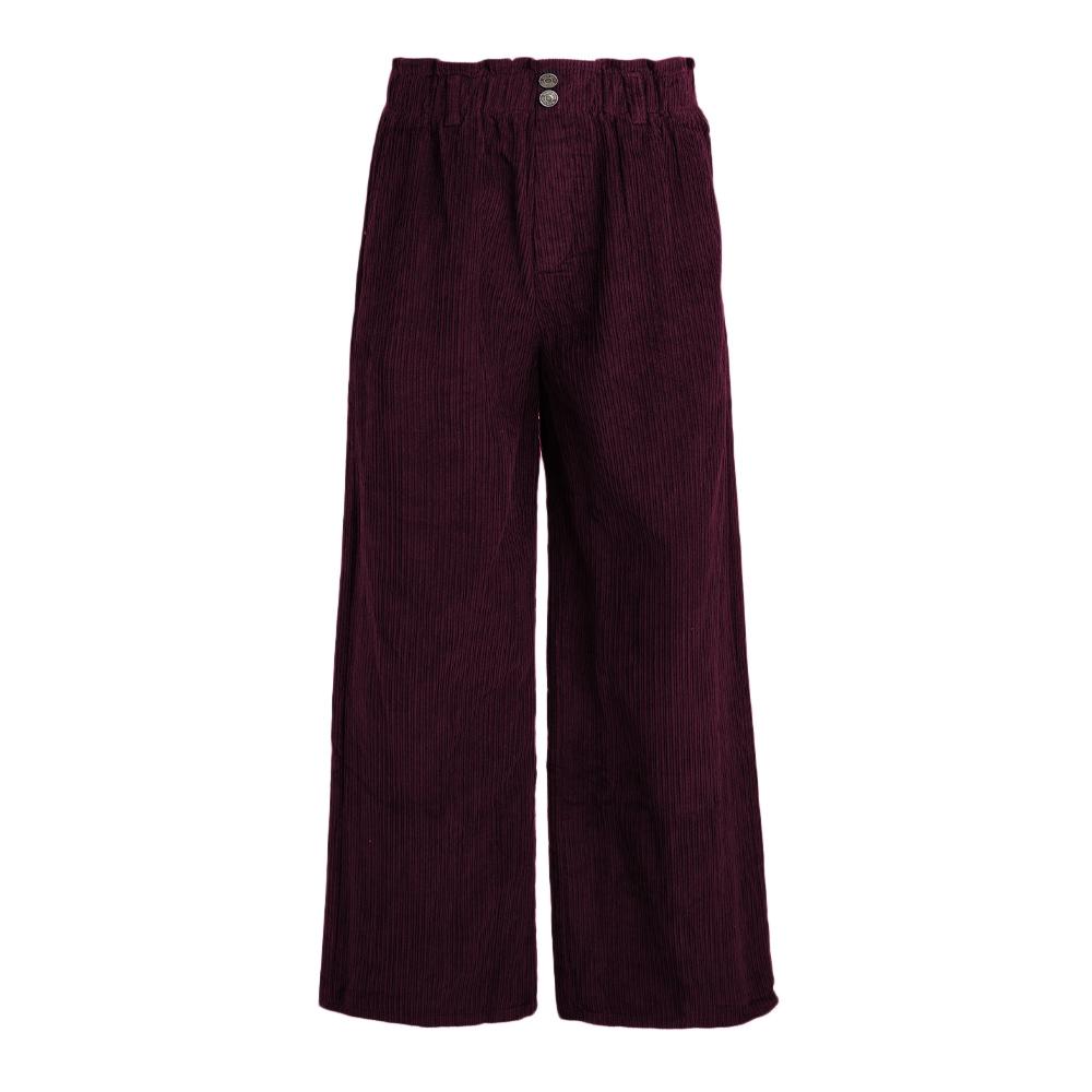 Pantalon fluide Bordeaux Femme Teddy Smith Lylia pas cher