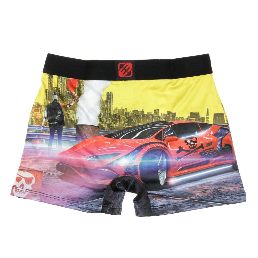 Boxer Rouge/Jaune Homme Freegun Ferrari pas cher