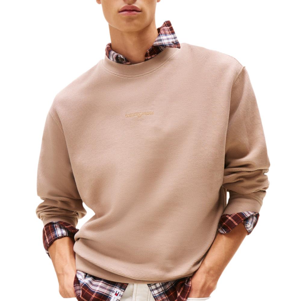 Sweat Marron Homme Tommy Hilfiger DM0DM21622 pas cher