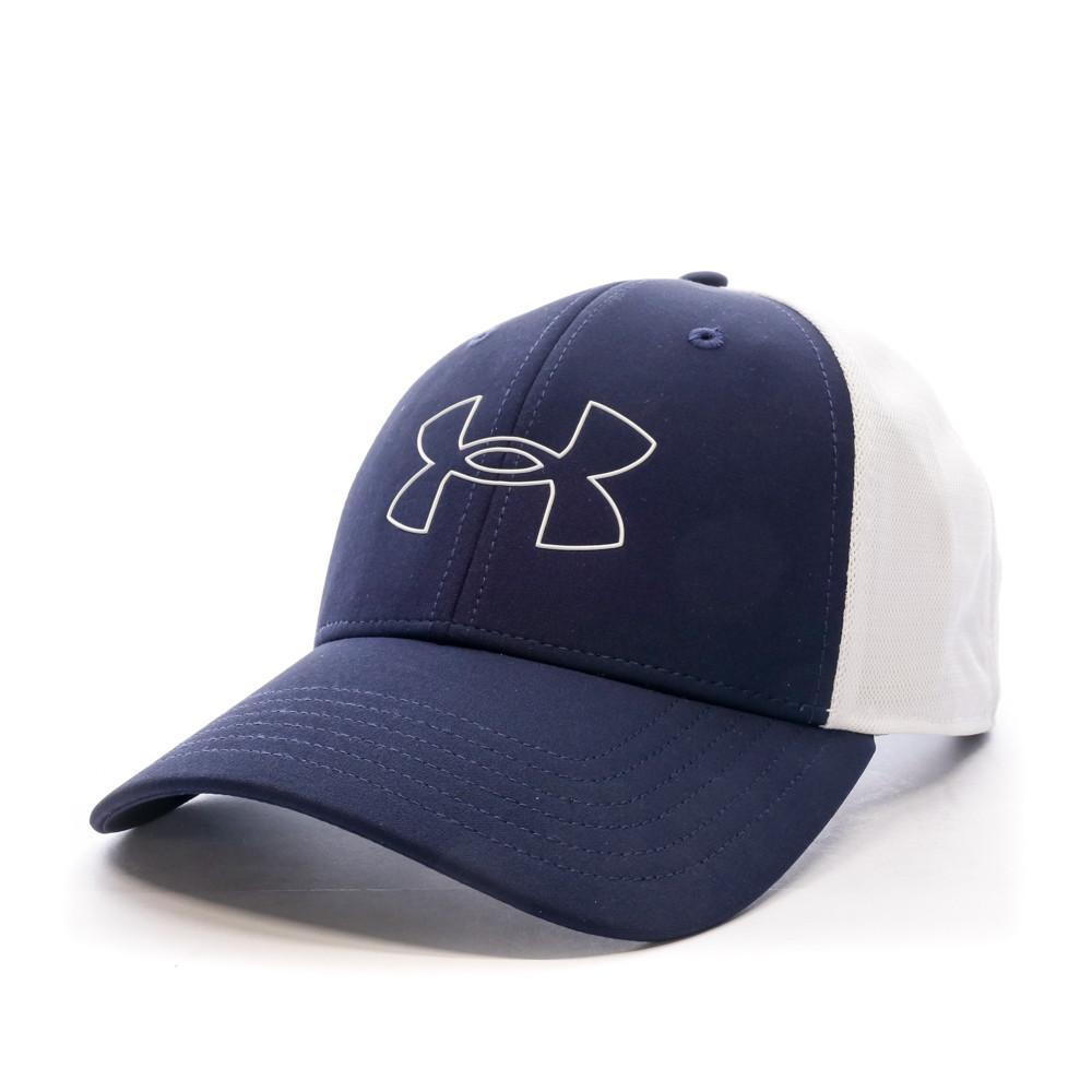 Casquette Marine/Blanc Homme Under Armour 1369805 pas cher