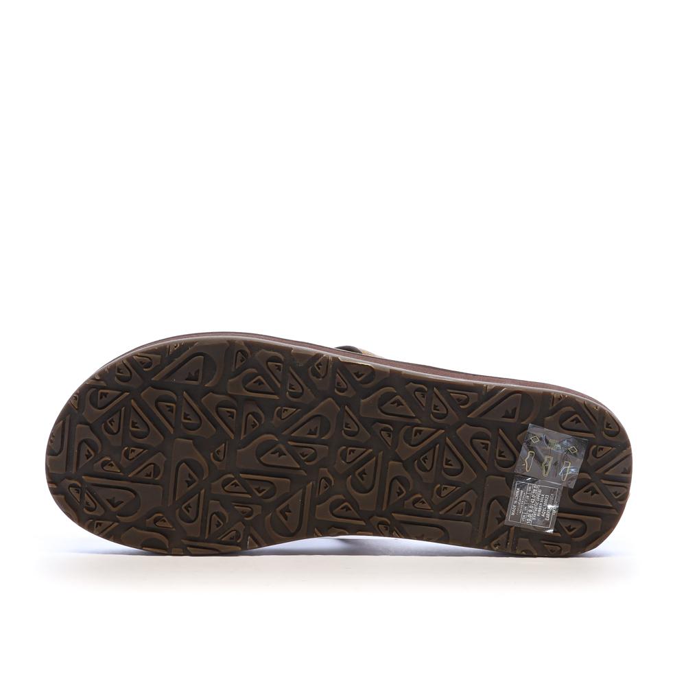 Tongs Marron Homme Quiksilver Carver Nubuck vue 2