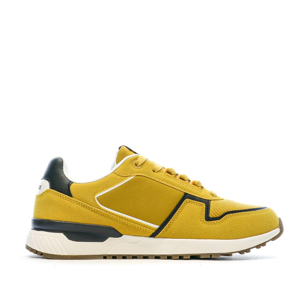 Baskets Jaune Homme Redskins Brams vue 2