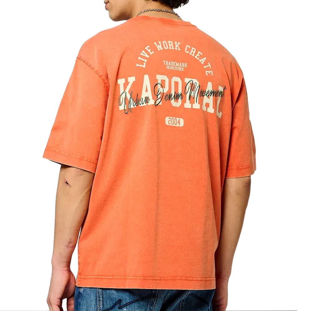 T-Shirt Orange Homme Kaporal JOEY vue 2