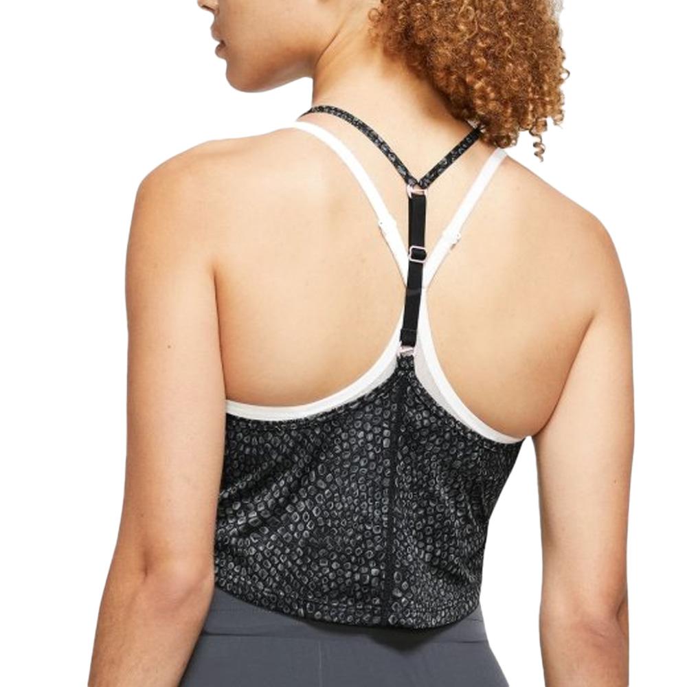 Débardeur court Noir Femme Nike One Tank vue 2