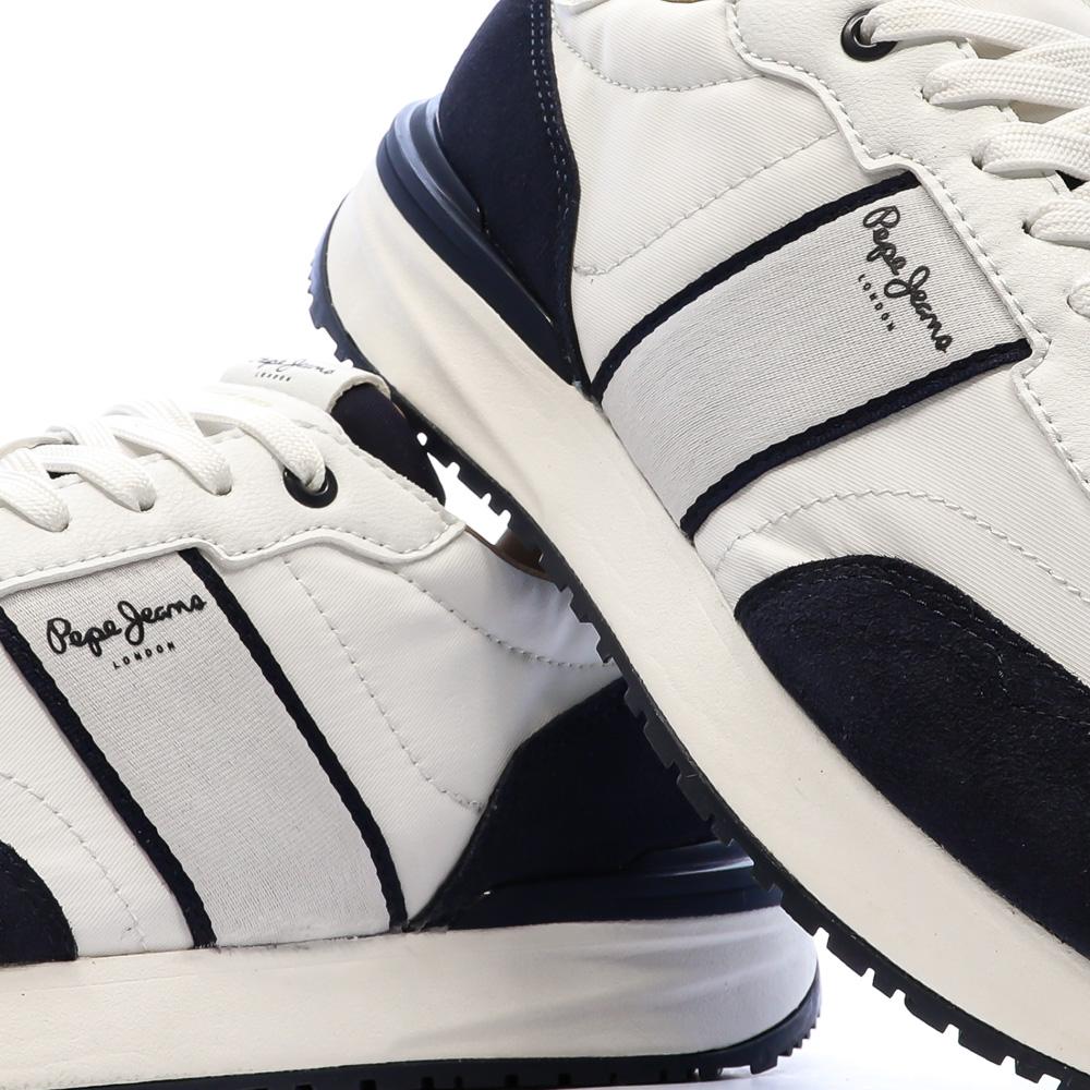 Blanco/Negro Zapatillas Hombre Pepe jeans Buster ver 7